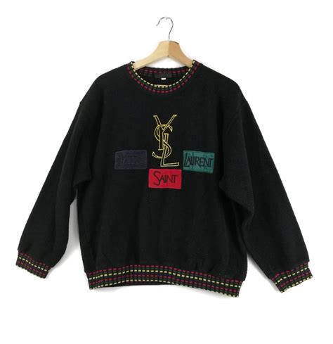 yves saint laurent mens sweatshirt|yves Saint Laurent sweatshirt vintage.